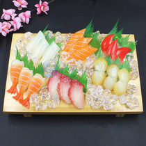 Simulation sashimi salmon arctic shell octopus eel sashimi platter Japanese food food dish model