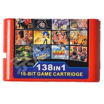 16-bit MD Sega game console cassette 138 in one does not repeat the blood college Bingfeng small tank mermaid bet