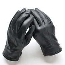 American outdoor mountaineering high-end goatskin ROCKY black leather gloves tactical waterproof and warm wear-resistant drop