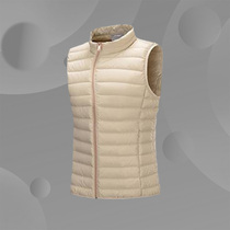Li Ning 2019 new basketball series womens 90% duck down warm down vest AMRP016