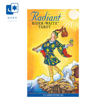 Imported genuine bright color Wit tarot card Radiant Rider Waite to send Chinese manual-weitte
