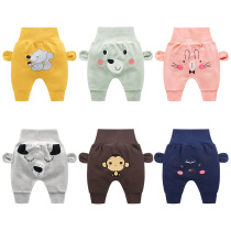 2022 baby pants spring autumn new male and female child great pp pants baby high waist and belted pants children casual long pants tide