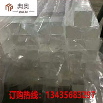 Transparent acrylic square rod reinforced strip square rod round pmma light guide strip plexiglass triangular Rod 10mm