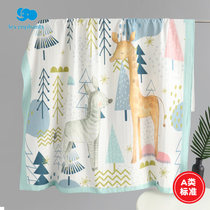 Libaby room cotton gauze quilt cover men and women Baby summer cool quilt kindergarten quilt cover gift box
