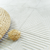 Wai Ji Feng light luxury carpet living room tea table mat Nordic simple Japanese light plain bedroom bedside carpet home B & B