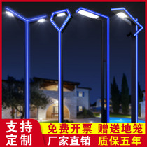 Aluminum Profile View Light Led Solar Courtyard Lamp 3 m Outdoor Waterproof Super Bright New Rural Garden Villa Street Lamp