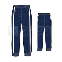 Songjiang district cang qiao three school uniforms Middle School men and women the same sweatpants
