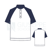 Songjiang District Sanxin School Uniform Junior High School uniform junior high school men and women with the same short-sleeved T-shirt (please note the school when shooting)