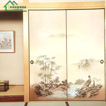 Longjing and Mu Fu Sima cabinet door special paper tatami Fusma paper landscape painting Japan imported door paper 809