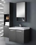 Oulusa log wind 28-3D bathroom cabinet