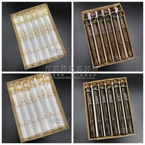 10 25 50 100ml 6 boxes Glass colorimetric tube with plug colorimetric tube Transparent brown colorimetric tube