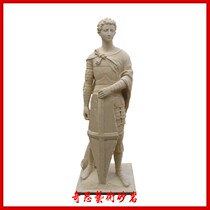 Sandstone European relief artificial sandstone carving round carving figure sculpture park community FRP landscape