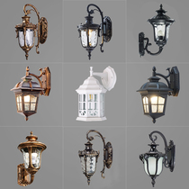 European outdoor wall lamp waterproof American Villa decoration retro wall lamp balcony exterior wall lamp gate outdoor courtyard lamp