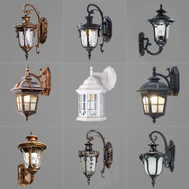 European outdoor wall lamp waterproof American Villa decoration retro wall lamp balcony exterior wall lamp gate outdoor courtyard lamp