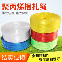 New material color packing rope Tied tear end belt Plastic rope Nylon strapping packaging rope tied mouth grass ball rope