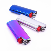 High-grade color creative bic lighter metal shell J3 Bik J5 suitable metal shell personalized gift customization