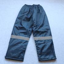 External Single Winter Mens Outdoor Reflective Strips Tooling Cotton Pants Loose big code Waterproof Windproof Anti-Chill Pants Plus Cotton Long Pants
