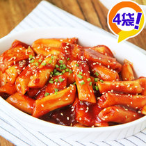 Park family Korean rice cake Korean fried rice cake instant cake spicy fried rice cake hot pot handmade rice cake 4 bags