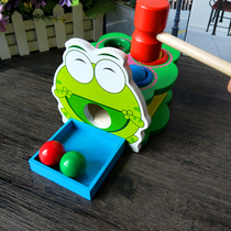 Young childrens educational knocking table wooden boy and girl baby 0-1-2-3-4 years old early education toys 18 months gift