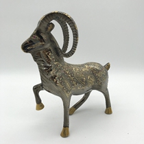Exquisite display gifts Pakistan carved sheep Carved pattern sheep home decoration decorative color point technology