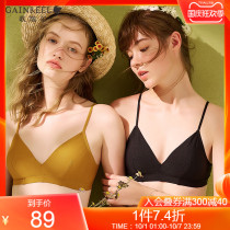 New autumn fashion French triangle cup underwear girl comfortable no steel ring bra 220009A