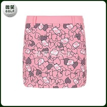 Special offer 2021 summer new Korean golf suit WOMENs PIN * heart-shaped printed skirt GOLF