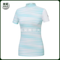 Special 2020 Summer new Korean GOLF uniform women WANGL * high neck short sleeve T-shirt GOLF