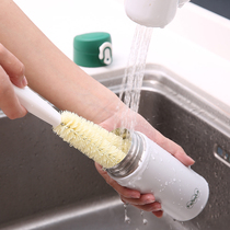 Japan Cup brushed long handle washing cup deity machine wall-breaking machine cleaning brush tea cup insulated cup water cup rotating milk bottle brush