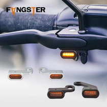 Spot Harley 883 1200 48 Fat boy breakthrough Street Fighter Road King modified handlebar mini LED turn signal black
