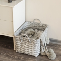 Japanese style simple dirty clothes basket storage box storage basket finishing basket large clothes basket toy basket snack box