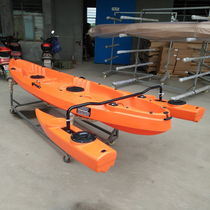 Canoe Kayak pontoon modification accessories Plastic hard boat Plastic kayak motor Sail
