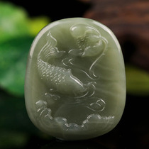 60 93g Hetian jade carving pendant has more than year Jade fine pendant pendant