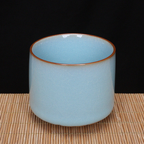  Ru porcelain handmade master cup master hand-signed Henan Ceramic art master Xie Zhaowei hand-made