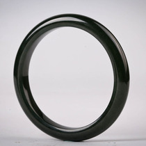 Diameter 58mm Hetian jade bracelet fine circle Jade fine