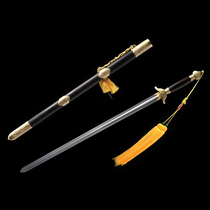 (Mo Gan Jian) Ebony Tai Chi Sword Provincial Master Ji Shaocong has not opened the blade long sword true sword