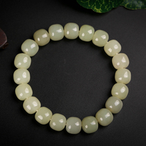 35 74g and Tian Yuhand chain smoke grey foetian pearl hand string jade quality fine