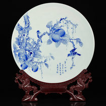 In the 1980s Jingdezhen Art Porcelain Factory Beauty Research Room designed Everything is as good as wish hand-painted appreciation plate