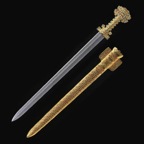 (Custom-made) Mogan restores Western Zhou sword Provinces master Ji Satoshi unopened with a real sword and long sword
