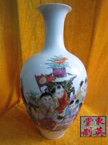Fine heavy industry hand-painted antique pastel childrens interest patterns Jingdezhen full hand-made tire collection edition crafts