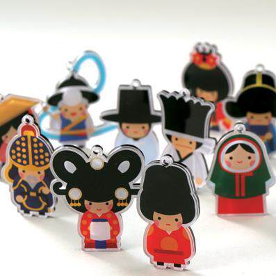 Special Spot - South Korea Imports National Wind Mobile Chain MIRACLEFISH Korea Mobile Strap