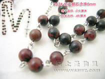  Golden Swan Stone Rosary 6mm Free Rosary Box
