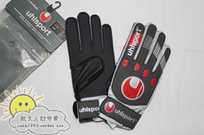 перчатки вратаря 【专柜正品】uhlsport 守门员手套 专业比赛级 加厚防滑