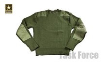 New American original USMC green sweater outdoor imported warm and cold-proof elastic tactical casual full wool sweater