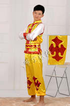Minority mens clothing Yangko costume adult dragon lantern clothing drum waist drum dance performance performance stage costumes