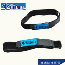 Blue field outdoor Velcro strap backpack strap strap magic buckle 2 delivery storage bag