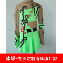 The fire Ice Butterfly custom skating clothing figure skating competition clothing skating competition clothing ice skating clothing