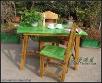 (Yesterday Country) I want the happy pine table set with a chair Mediterranean furniture customized