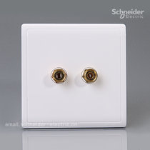 Schneider Pieno Fengshang (white) single speaker connector
