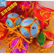4CM promotion Guangxi Jingxi Old State Zhuang pure handmade hydrangea characteristic handicraft pendant embroidery sports