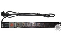 Mall certification Jingfeng 8-bit rack PDU power distributor cabinet socket with switch
